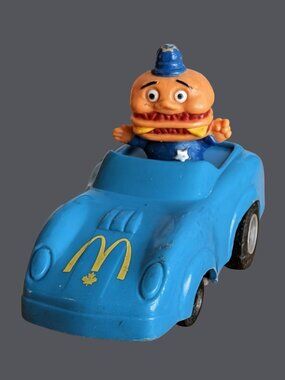 10/$25 Vintage 1988 McDonald's Turbo Macs Happy Meal Officer Big Mac